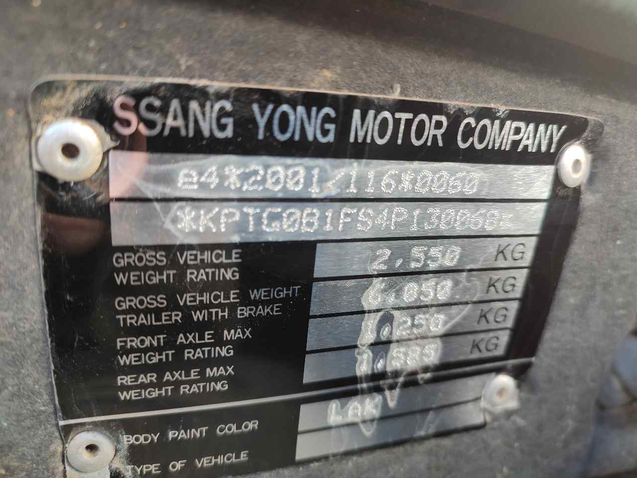 Ssangyong Rexton (2003->)